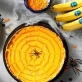 Tarte d’Halloween facile à la citrouille et aux bananes Chiquita